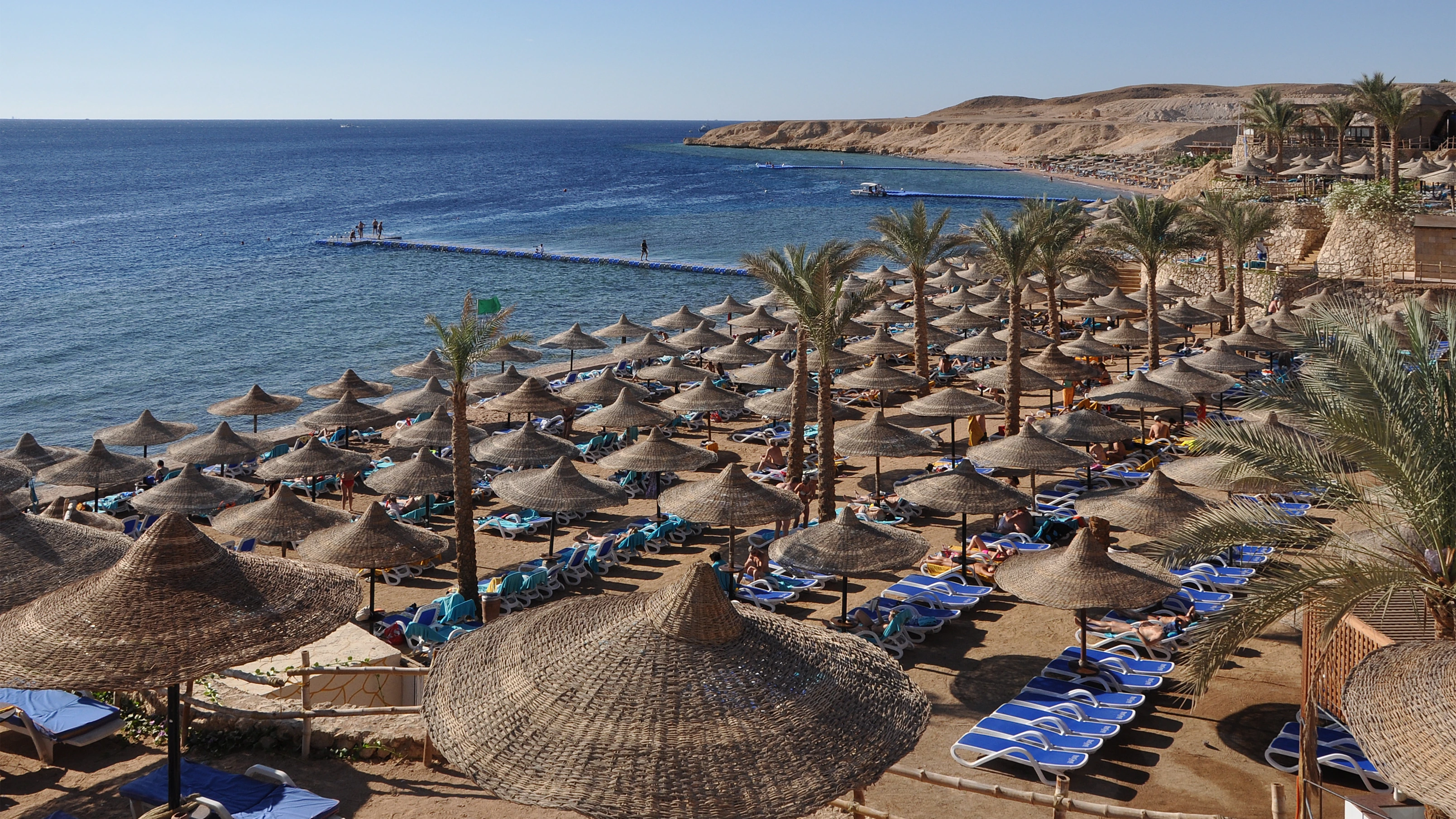 Spiaggia di Sharm El Sheikh e costa del Mar Rosso